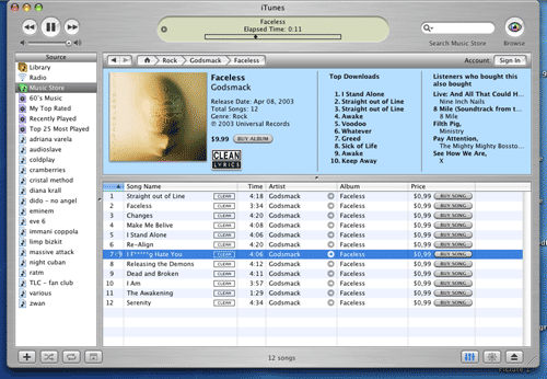 imagen de itunes en la tienda