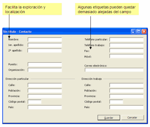 ejemplo alineado a la izquierda
