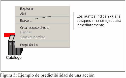 ejemplo predictibilidad de una acci&oacute;n
