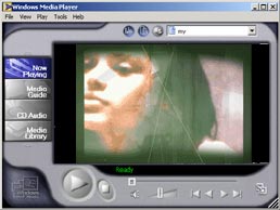 imagen de un reproductor windows media player