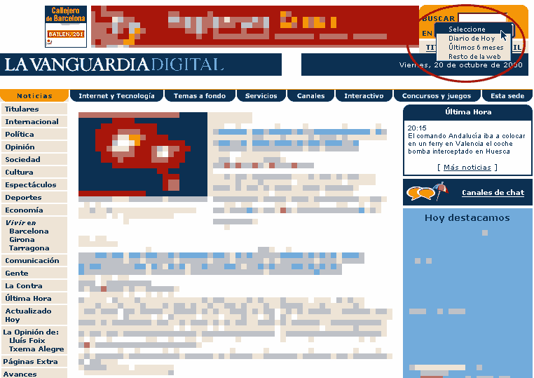 como se presentan los resultados en la vanguardia