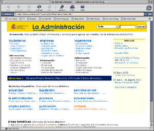 version 1 del site administracion.es