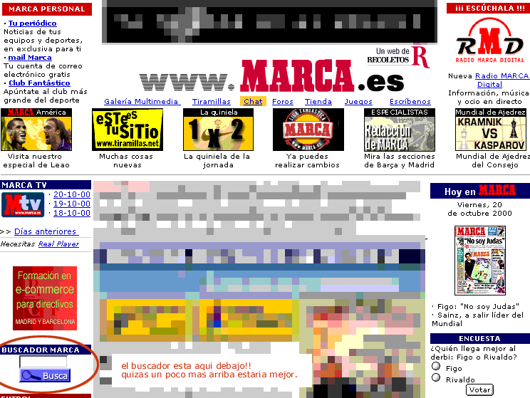 buscador en marca